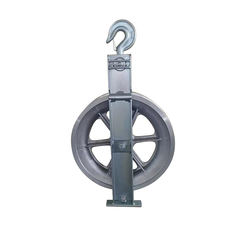 Apa fitur safety sing ana Aerial Conductor Stringing Blocks?